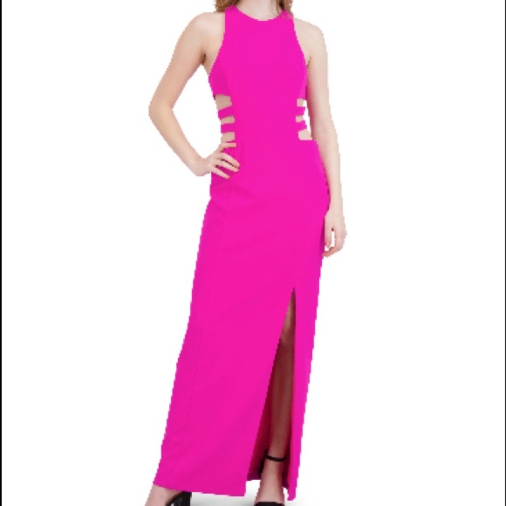 Julia Jordan Racerback Cutout Maxi Dress